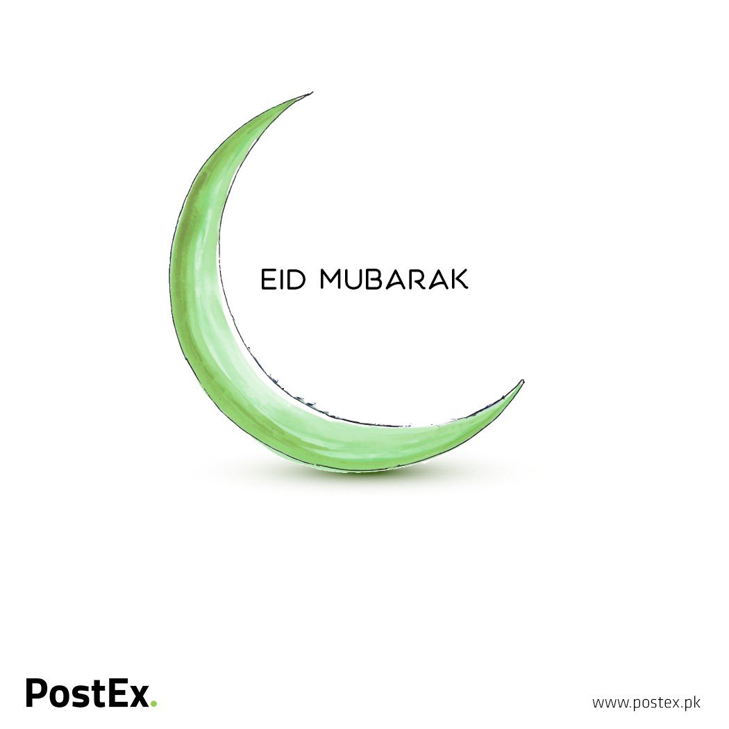 Eid Mubarak! ✨ We wish you a happy Eid-ul-Fitr. May the spirit of this day fill your heart with peace & joy. #PostEx #EidMubarak