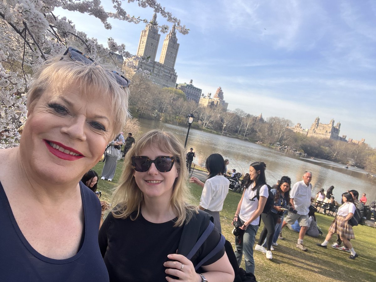 New York - right now! Wandering in Central Park with Sarah (International Tour Manager) before tonight’s Hamlet at The Orpheum