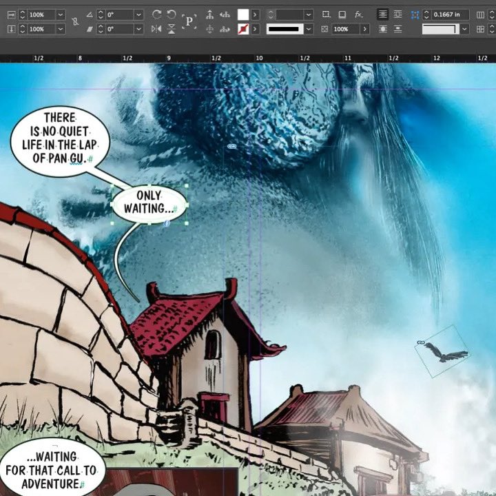 PLUGO's tweet photo. Great news for backers! The lettering for A Tigerโs Tale volume 2 is done. We replaced pages with completely new art, characters and changes to dialogue & narration! #tigertuesday #atigerstale #graphicnovel #lettering #comics #adobeindesign #comiclettering @KickstarterRead https://t.co/oFHXrBfKMm