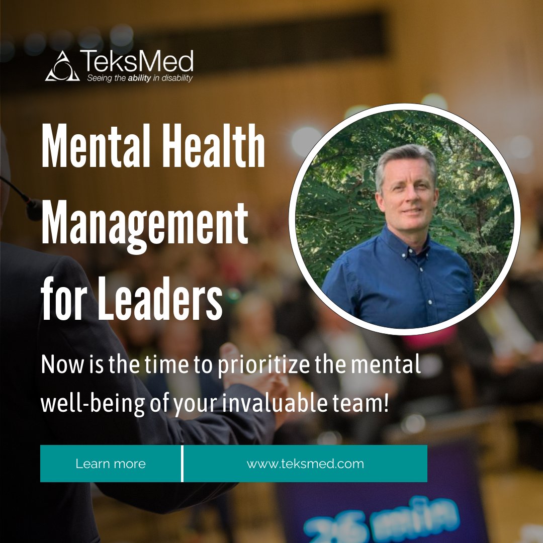 Investing in proactive mental health initiatives not only showcases your dedication to your employees but also drives productivity and minimizes absenteeism. TeksMed is thrilled to partner with Dr. Steve Conway. Learn more: bit.ly/4birABA