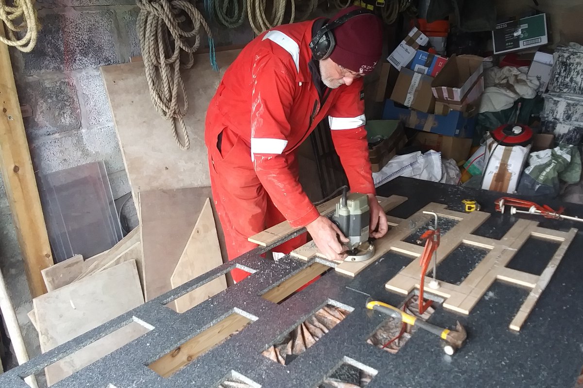 Work has recommenced on Petrel Station II, with Howard now creating the access hatches. We hope to have it all finished by the end of the month, just as the first of the prospecting Storm Petrels return.