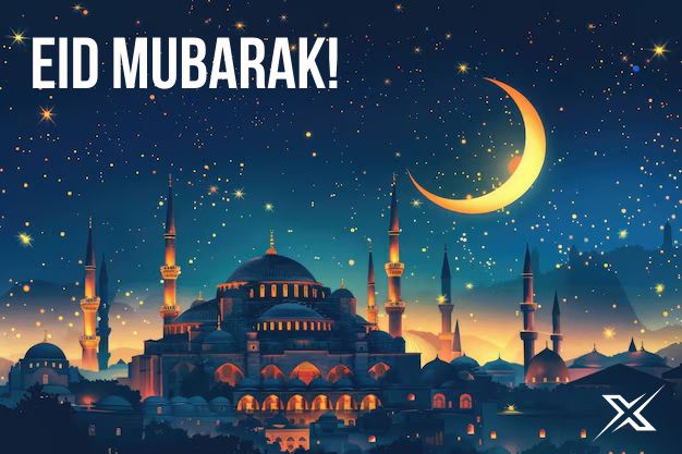 'Ramadan has come to an end, and as we prepare to celebrate the joyous occasion of Eid, we extend our warmest wishes to you and your family. May this special day bring abundant blessings, happiness, and prosperity. Eid Mubarak from all of us at Byte XC!' #ramadanmubarak…