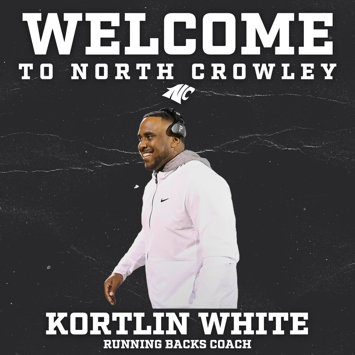 CoachEReinhart's tweet image. Panther Nation! Please welcome our new Running Backs Coach Kortlin White! (@CoachKWhite) Huge addition to our program, fired up to have Coach White on our offensive staff @NorthCro_FB got better today! This offense is ready to light it up in 2024!