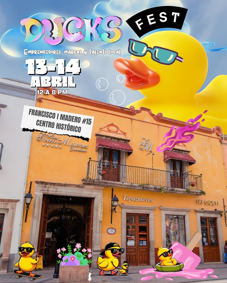 Nos vemos el fin gente bonita de @SoyQueretaLOVE 🥰🤗

Regresamos a Madero en el Hotel Gran Misiones, ahí los vemos 🫶🏽
#SomosDucks