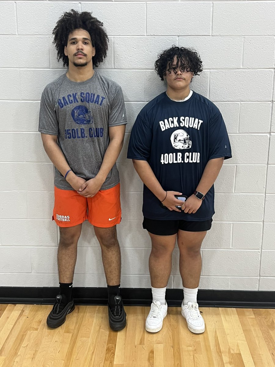Kirkwood Football (@kcobrasfootball) on Twitter photo 3 K-Men earned a shirt today
Andres Soto Garcia -400 <a href="/andress_g77/">Andres Soto-Garcia</a>
Moses Byrd -375 <a href="/Mosesbyrd428/">Moses byrd</a>
Damien Adams- 350 (Not Pictured)
#TakeOver24 3 K-Men earned a shirt today
Andres Soto Garcia -400 <a href="/andress_g77/">Andres Soto-Garcia</a>
Moses Byrd -375 <a href="/Mosesbyrd428/">Moses byrd</a>
Damien Adams- 350 (Not Pictured)
#TakeOver24