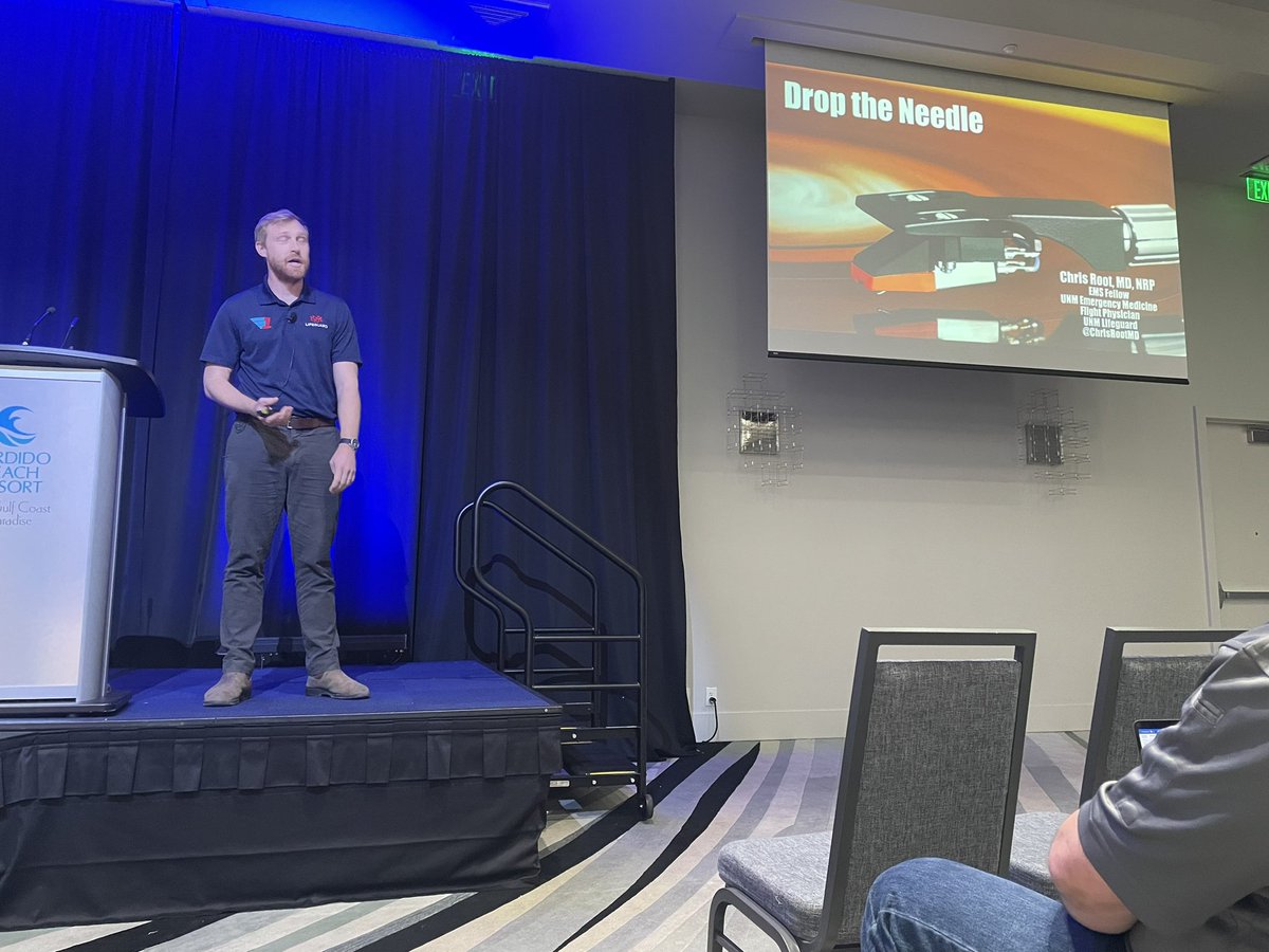 “Step away from the needle” 
- <a href="/ChrisRootMD/">Chris Root</a> 

Should EMS move to simple thoracostomy? 

#CCTMC2024