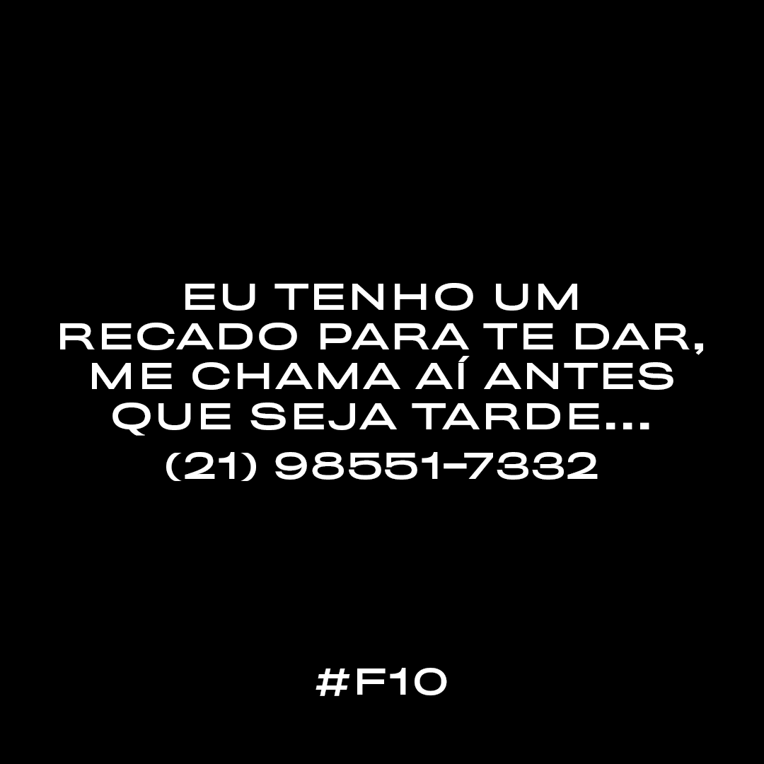 FerrugemOficial's tweet image. Chama o pai que eu tenho um recado pra te dar !!! 🏆❤️‍🔥 #F10 #OINICIO