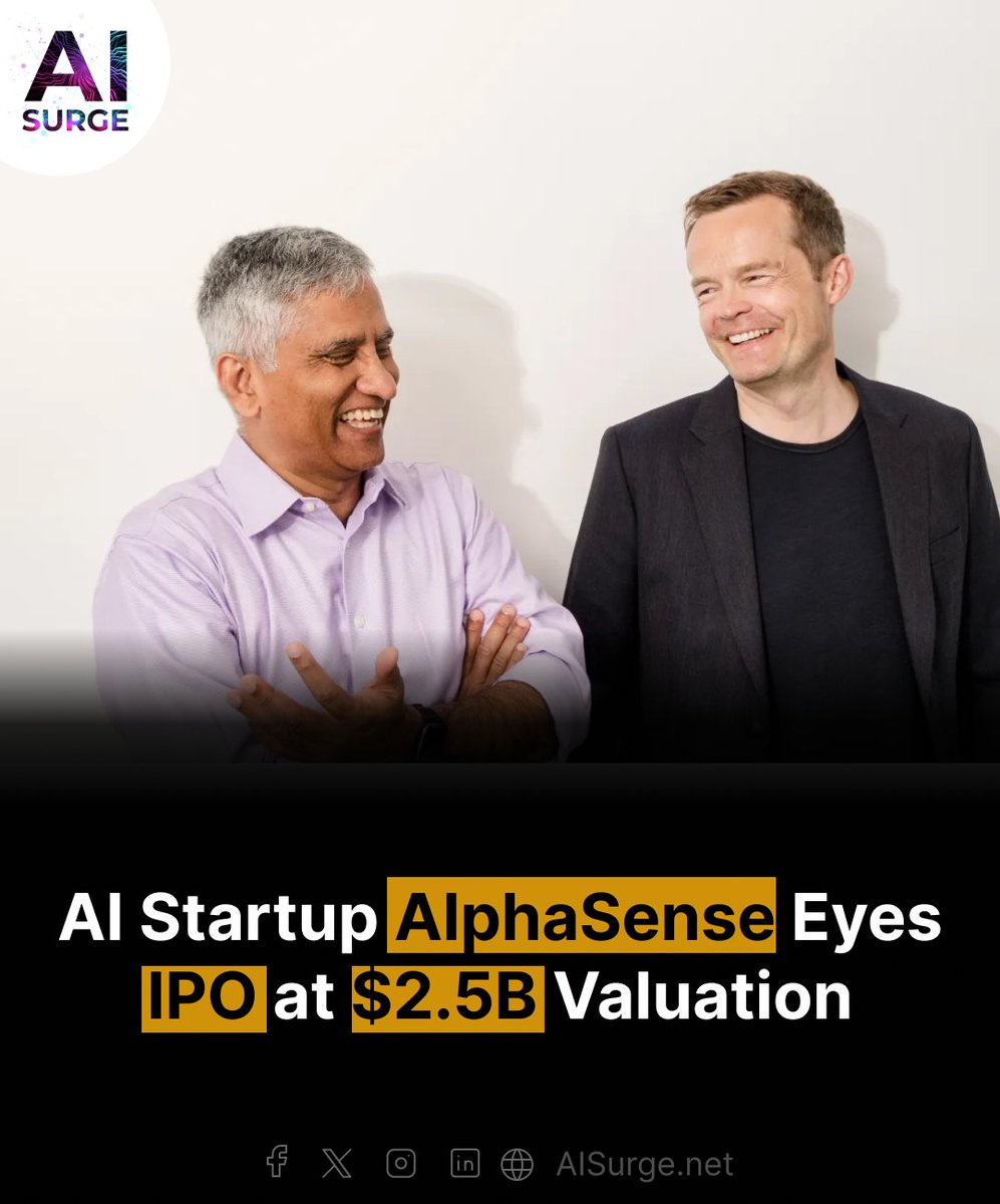 Goldman Sachs-backed AI research firm AlphaSense, with a valuation of $2.5 billion, is preparing for an initial public offering (IPO) as it achieves a milestone of over $200 million in annual recurring revenue.

#AlphaSense #IPO #AIFunding