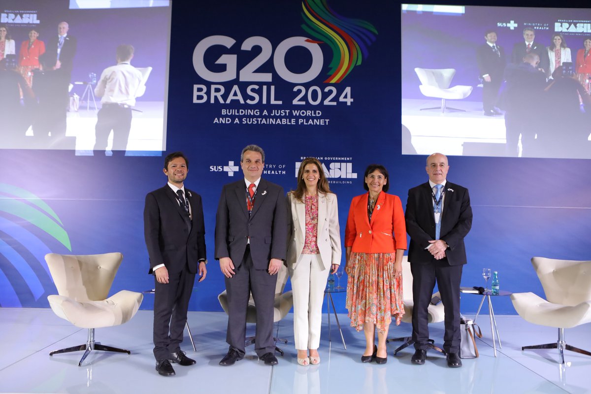 🌎🩺 For @the_IDB, it was an honor to participate in the Second Meeting of the #G20 Health Working Group through our co-branded session. With the region's countries, we continue in our effort to consolidate a Pan-American Highway for Digital Health! #PH4H