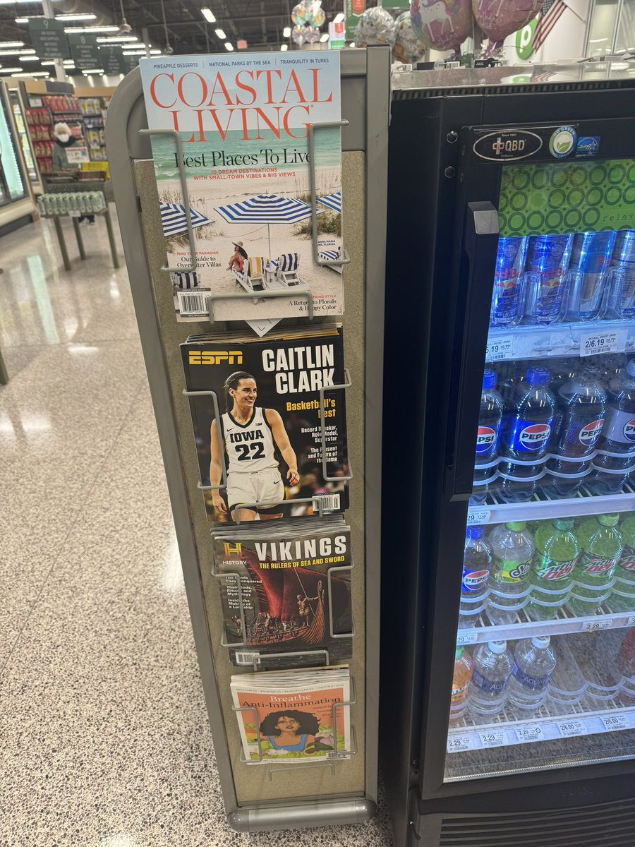 Wow 

Found in Publix here in Ft Lauderdale 

Love to see @CaitinClark22 media everywhere. 

#Chapter2