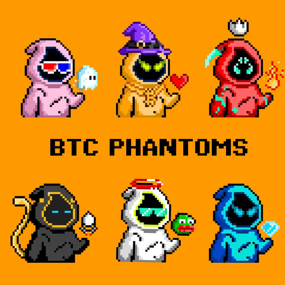 Phantoms are Sold out. 

We are live on Magic Eden.

Get your forever Phantom as we build something great. 

Mint is over, chapter 1 starts now... Phantoms to 1 BTC
magiceden.io/ordinals/marke…
#Bitcoin #Ordinals