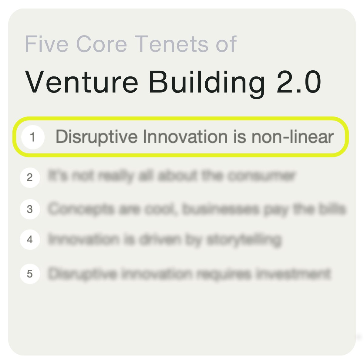 💡#VentureBuilding Essentials [1/5] 

#DisruptiveInnovation isn't a straight line—it zigzags! Successful ventures adapt quickly, leveraging market feedback and #consumertrends. 🔄

#Innovation #Entrepreneurship