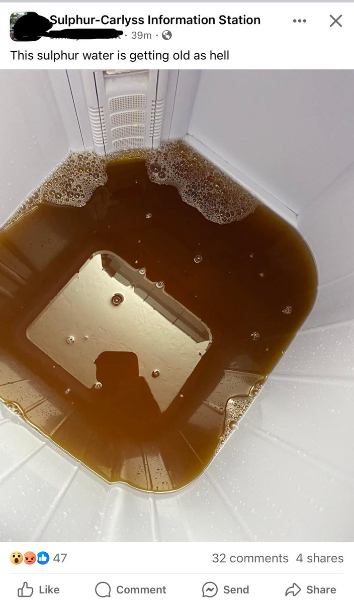 Roishetta Ozane (@mzozane) on Twitter photo Sulphur Louisiana water today 4/9/24. If only all the industry here actually paid taxes and cared about the community. This is unacceptable. #EnvironmentalProtection #environmentaljustice <a href="/EPAMichaelRegan/">Michael S. Regan</a> <a href="/EPA/">U.S. EPA</a> Sulphur Louisiana water today 4/9/24. If only all the industry here actually paid taxes and cared about the community. This is unacceptable. #EnvironmentalProtection #environmentaljustice <a href="/EPAMichaelRegan/">Michael S. Regan</a> <a href="/EPA/">U.S. EPA</a>