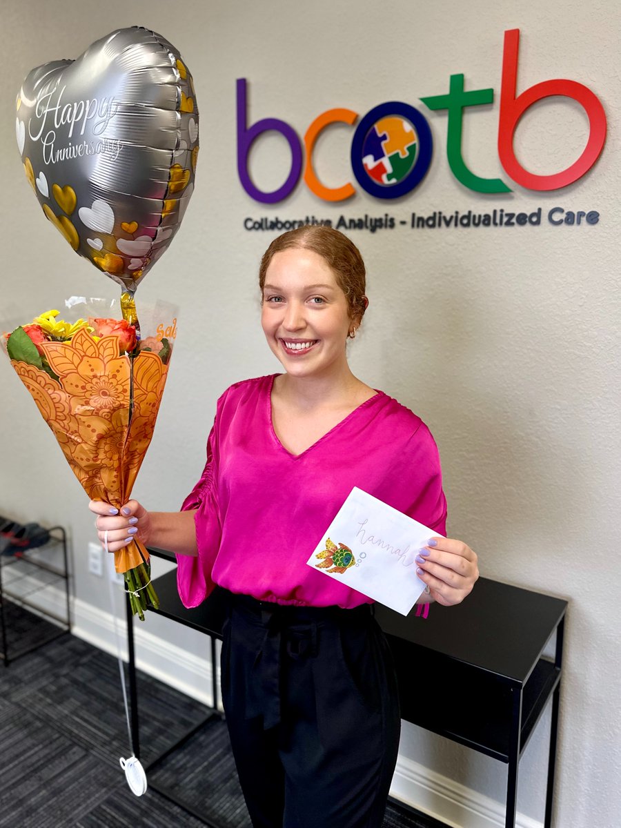 Celebrating four years of excellence with BCOTB! Thank you for all you do for BCOTB and our clients, Hannah!
