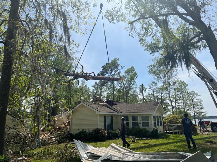 GEMA/HS and our local partners conducted damage assessments in Crisp County due to the EF 1 tornado that occurred last week. Our thoughts and prayers will continue to be with everyone who was affected by the severe weather storms.