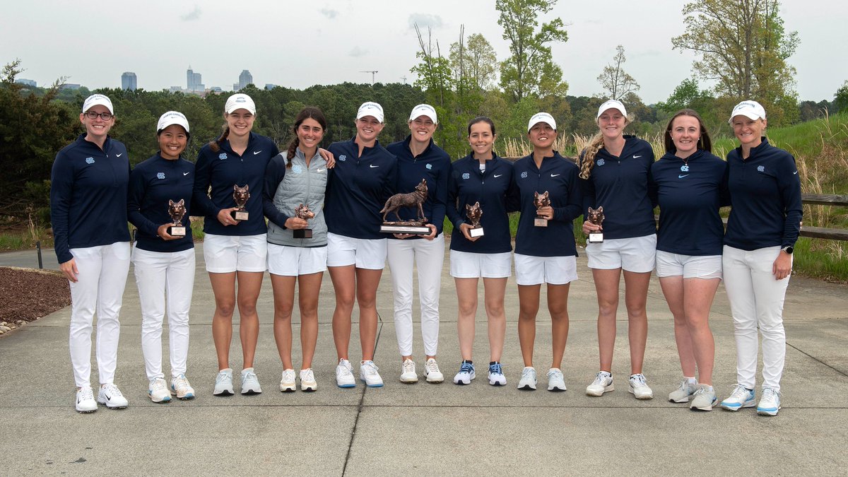 Third time is the charm as we bring home the trophy (our third of the season) from Raleigh. goheels.com/news/2024/4/9/… #GoHeels