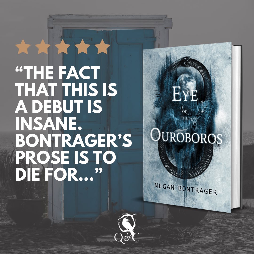 Readers are raving about Eye of the Ouroboros! Less than one week before the thrilling cosmic horror debut is unleashed. Grab yours now from TheCrowShoppe.com 📚💀