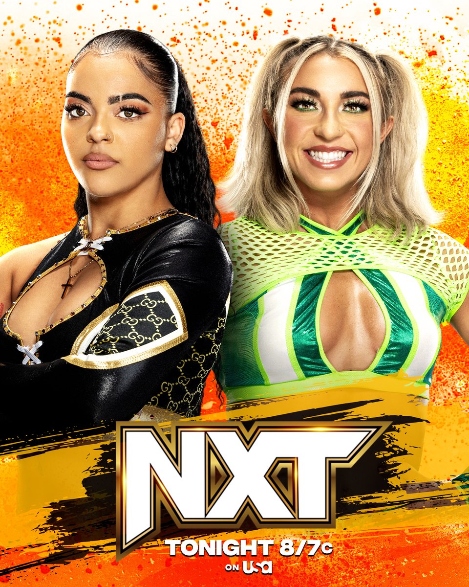 TONIGHT on #WWENXT @Jaida_Parkerwwe will battle it out with @brinleyreecewwe! 📺 8/7c on @USANetwork