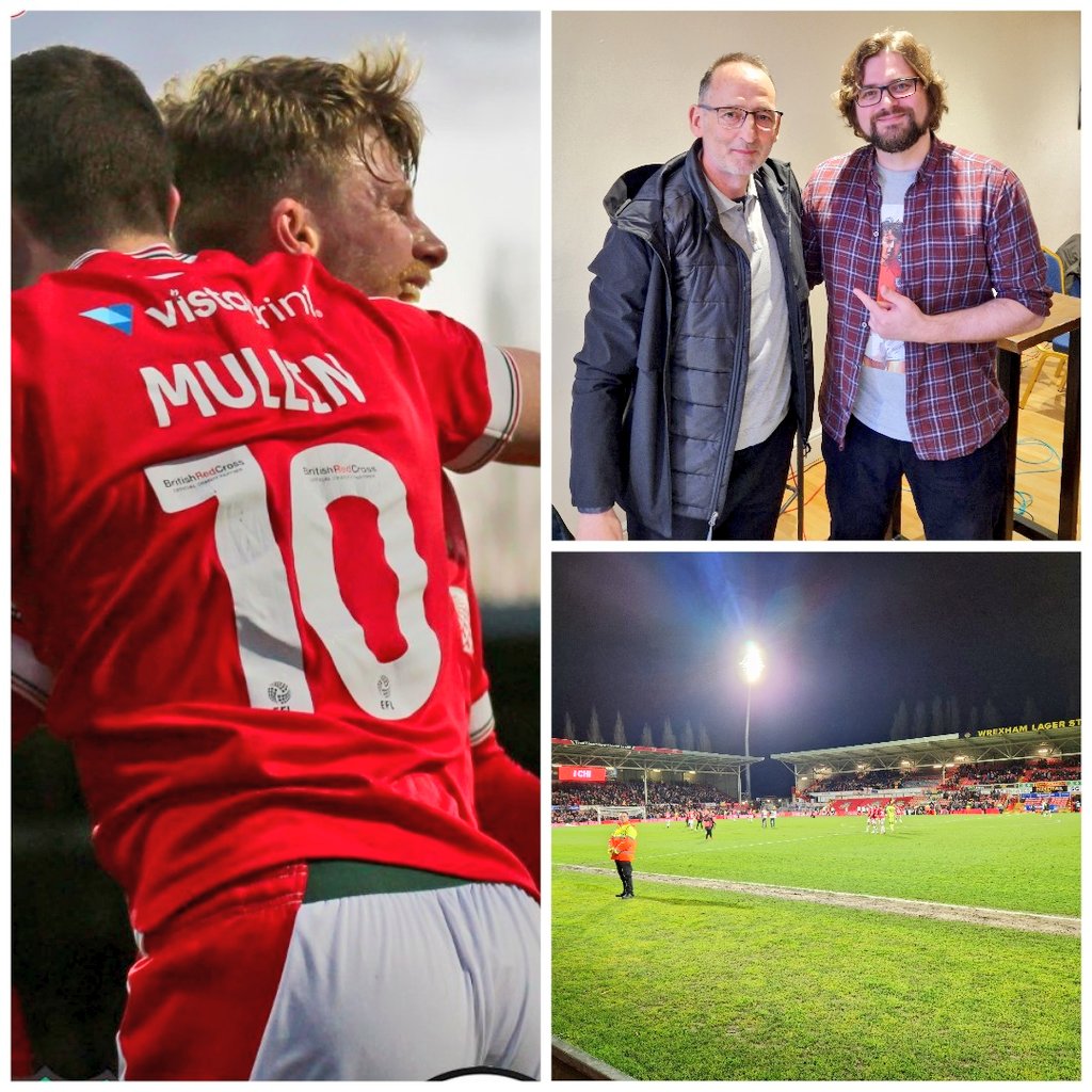 A huge thanks to @WaynneP and all who came to @MGWrecsam for a brilliant pre-match. Phenomenal from Waynne👏 Fantastic performance across the road, with a magnificent Andy Cannon the pick of an excellent Wrexham bunch. A massive 3 points on the board!✊️