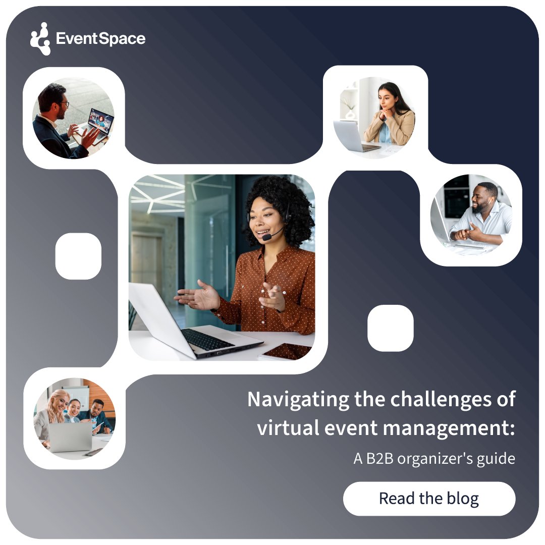 Master the art of virtual event management! 🌟 Our latest blog dives deep into the challenges and solutions for B2B event organizers in the digital age. Read the blog: hubs.li/Q02sf4Ly0 #VirtualEvents #EngageEmpowerExcel #VirtualEventManagement #EventSpace
