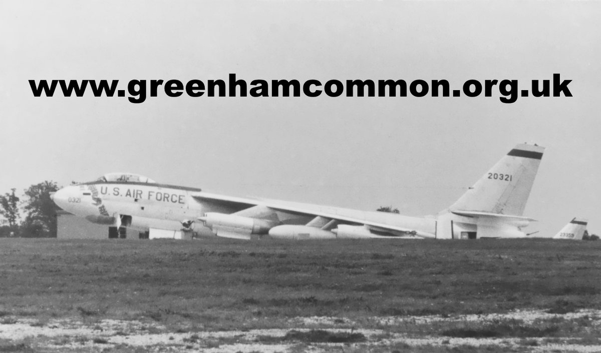 A B-47E Stratojet parked at #RAF Greenham Common on Sept 29 1963. #USAF #Newbury #ColdWar #ColdWarHist #Boeing 

Find out the story at: greenhamcommon.org.uk
