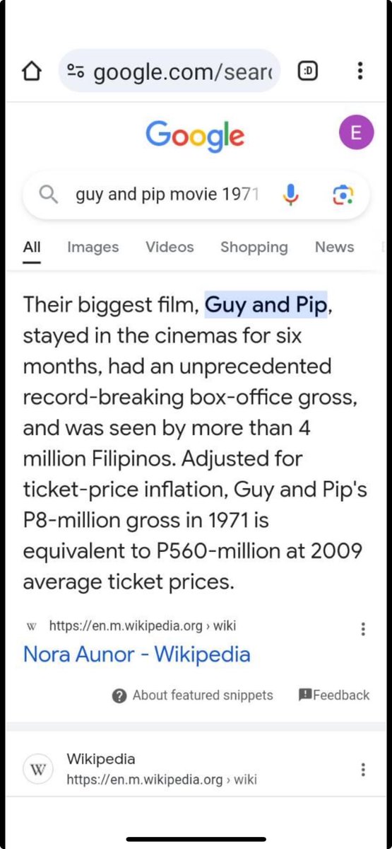 Guy & Pip their biggest film.. sila lang ang nakagawa nito sa larangan ng pelikulang pilipino . Breaking all box office records na halos tumagal ng 6 na buwan ang showing ng pelikula. #breakingnews #trivia #noraaunor #guyandpip #boxoffice #filipinofilm #pinoy