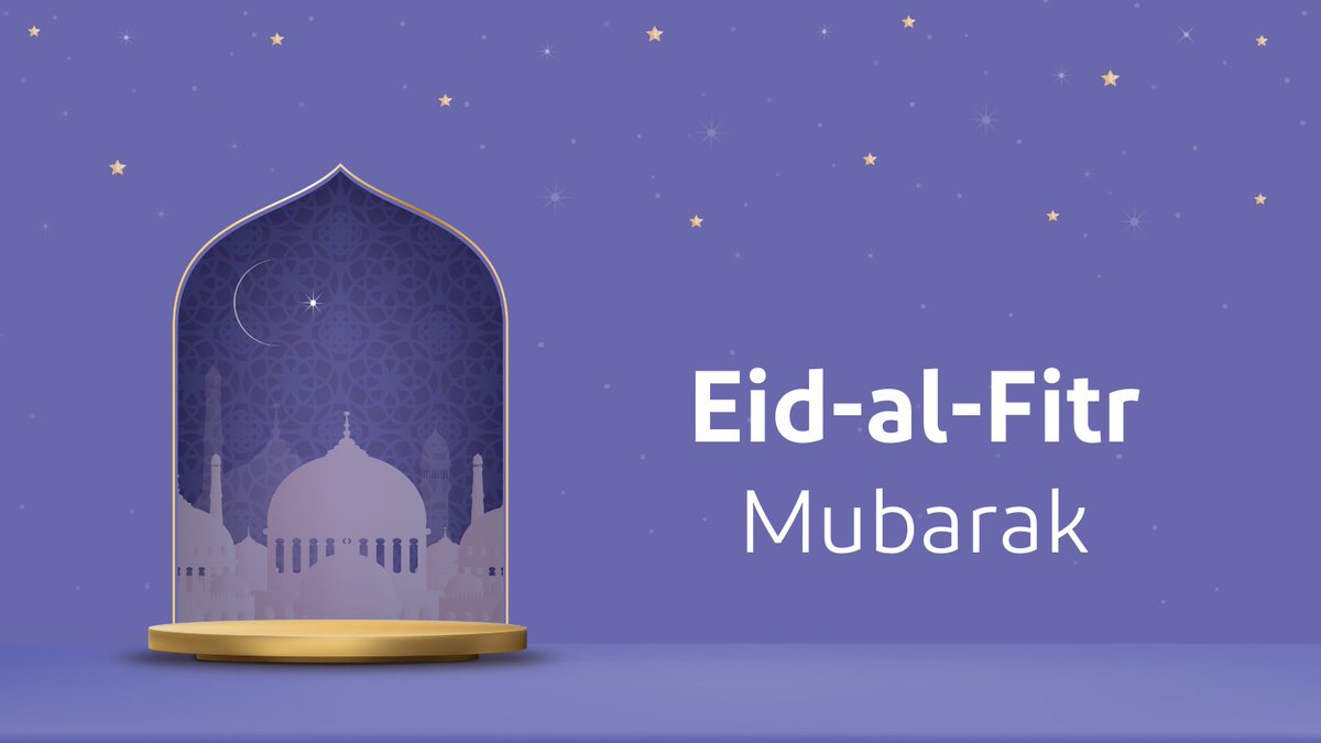 Eid Mubarak to all our Muslim customers and colleagues celebrating #EidAlFitr! May this joyous occasion bring you peace, happiness, and blessings. #EidMubarak