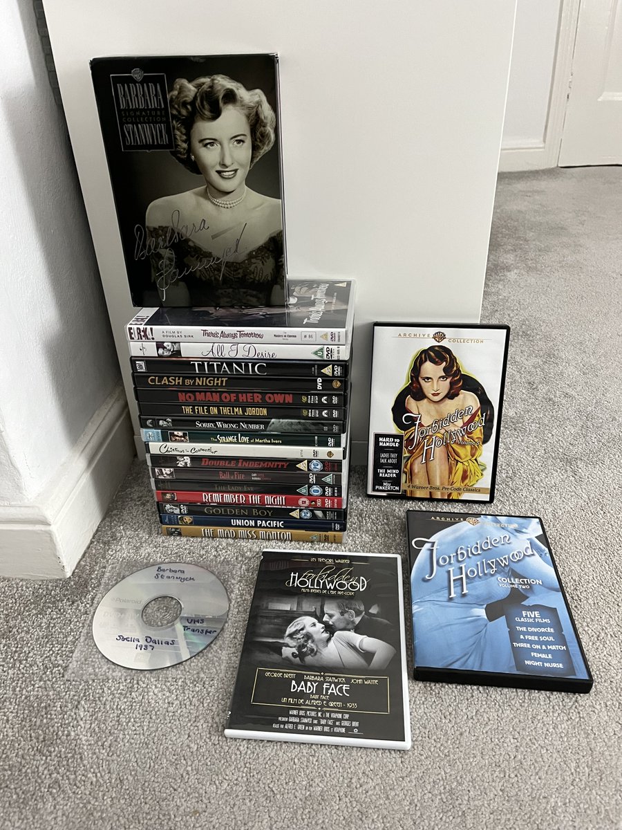 I'm getting excited as I'm planning an epic Barbara Stanwyck film season to watch in the very near future! I've got 26 films so far with another couple on the way...