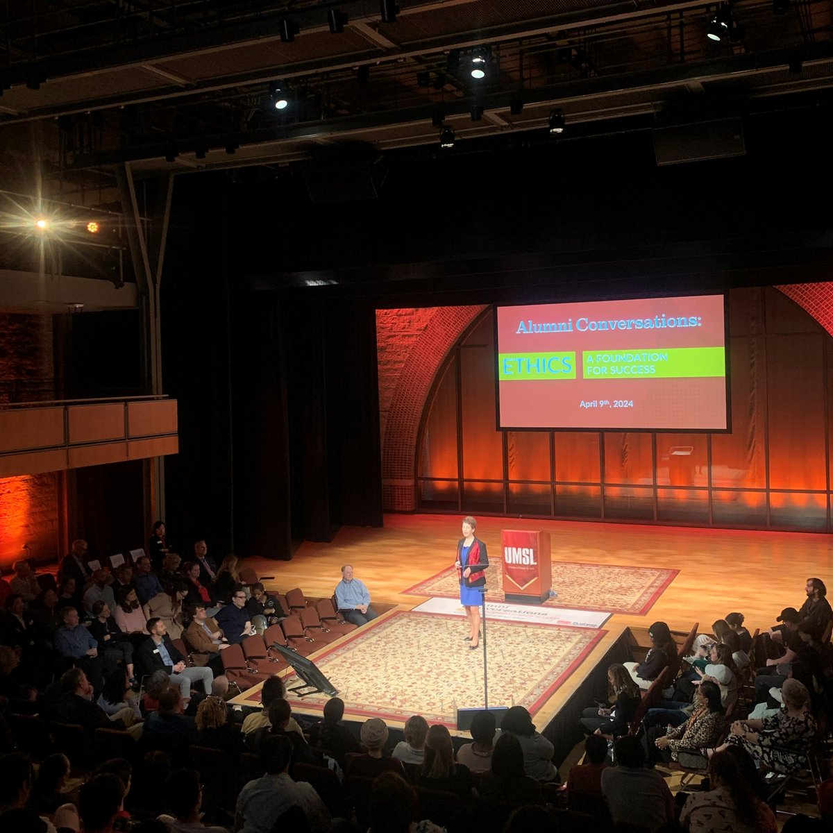 Such an enriching day about business ethics! Students heard an insightful reflection from distinguished alumna Sandra Van Trease, who sparked thought-provoking interactions amongst the audience.

Thank you to the cohort, students, staff, faculty, alumni, &amp; friends for attending!