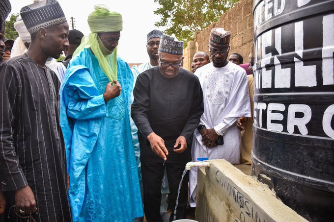 He who gives water gives life. My role model is doing his work. #ThankYouPeterObi