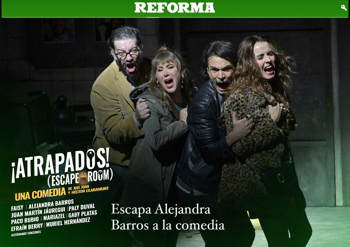 ¿Eres de Monterrey? @alealebarros te espera en #Atrapados (Escape Room), una comedia que se presentará este sábado en el Auditorio San Pedro. 📢 Entérate de más en: 🗞️ @reformagente 🔗 bit.ly/4d4fInJ 🎟️ bit.ly/ERMonterrey