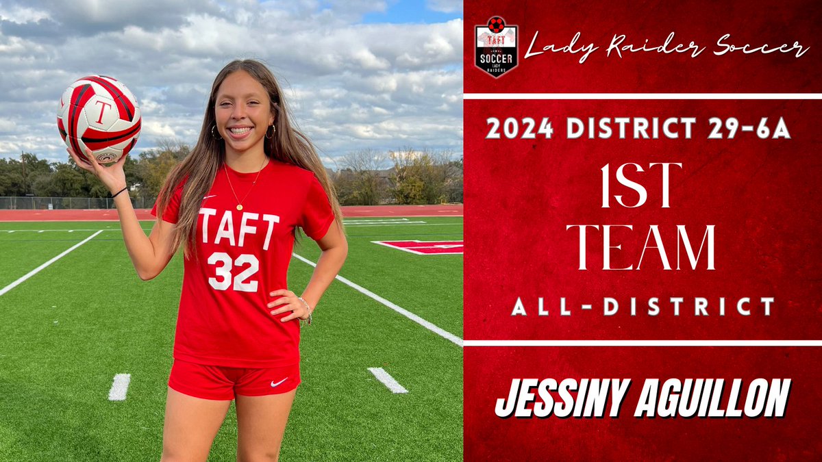 Sophomore Jessiny Aguillon is a huge piece of what we do. Her skill and strength are invaluable to our team, and we look forward to two more years with her! Congratulations on your selection to the 29-6A All-District 1st Team!