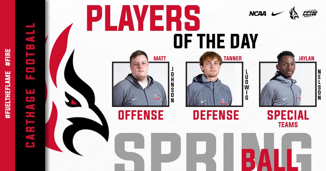 Congrats to our practice players of the day!! #FIRE