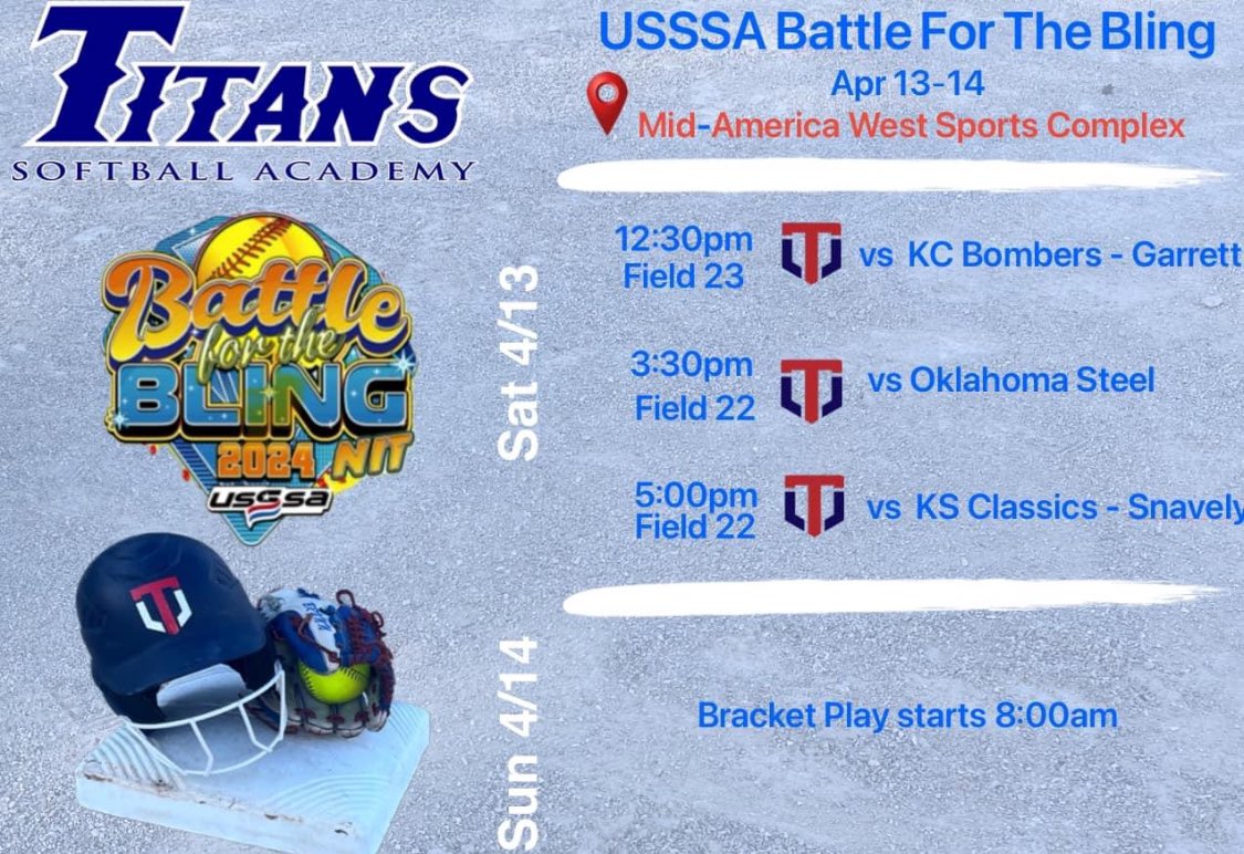 Season is about to take off! Come see us this weekend! We will be in all blue saturday and all red sunday!