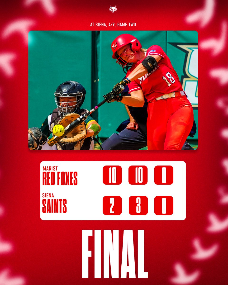 We got it done in five! The 10-run outburst was highlighted by a six-run third, powered (literally) by homers from Miah McDonald, Haley Ahr, and Ronni Howard. Anna Sidlowski won her 12th. Rubber game: Wednesday, 2 p.m.