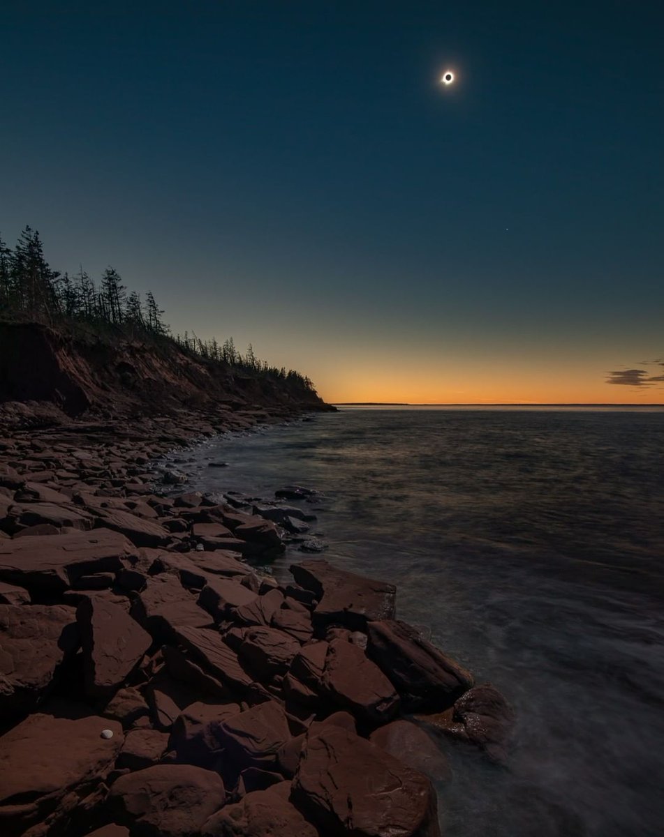 Chasing shadows and celestial wonders. 🌘✨ Yesterday's solar eclipse over PEI was pure magic! Where did you watch this epic event from? 🤩

📷 Stephen DesRoches Photography
