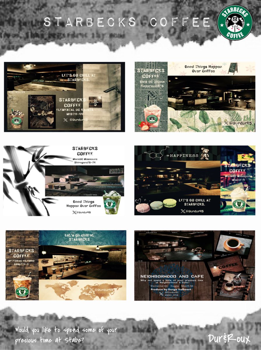 スタベのNEW フライヤー完成しました🤗☕️🌿✨　るぅと共同作業でこさえてます😊✨　今度からこのフライヤーで告知させていただきます😊✨

　　　　　#どる_るぅ