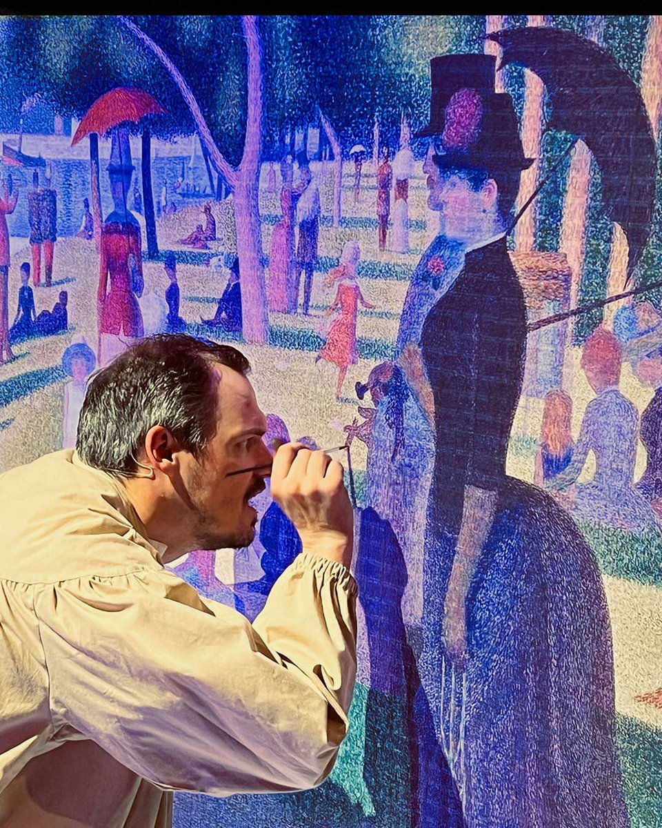 Tonight Stephen Sondheim and James Lapine's masterpiece ‘Sunday In The Park With George’ continues in our studio. @pickmeuptheatre s production follows Georges Seurat completing his famous painting, ‘A Sunday Afternoon on the Island of La Grande Jatte’. tickets.41monkgate.co.uk/seasons/0ec414…