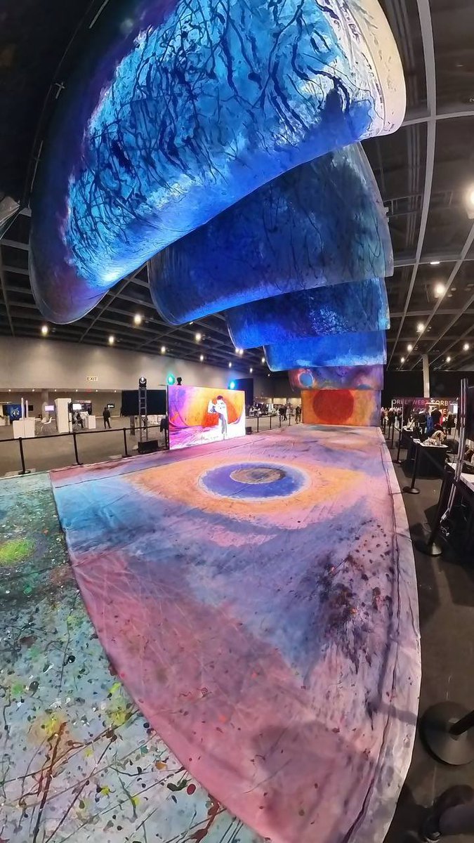 A little bit more about our artwork: It fully presents the myriad aspects of nature, humanity, and the cosmos, evoking a sense of vast depth and reverence towards nature and civilization. #nftnyc #ArtInspiration #NatureAndCivilization #DeepReflection #CosmicArt