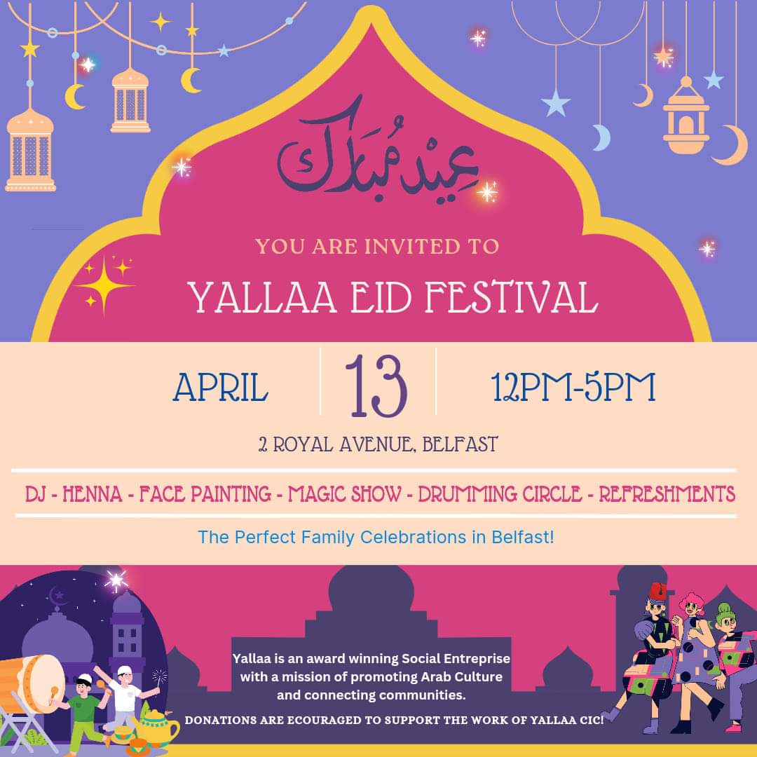 🎉 Excitement is building up! 🤗💕 Yallaa Eid Festival is almost here! Gather your loved ones for a day of festivities, delicious treats, and fantastic entertainment. Don't miss out on the fun! 🌟🎈 #YallaaEidFestival #CountdownIsOn