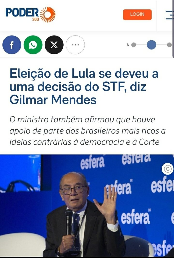 Gilmar Mendes está fazendo Fake News, conforme Alexandre de Moraes. Vai entrar no inquérito do fim do mundo?