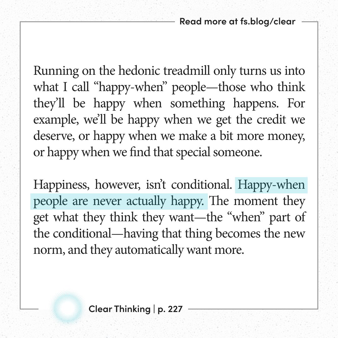 'Happy-when people are never actually happy.'