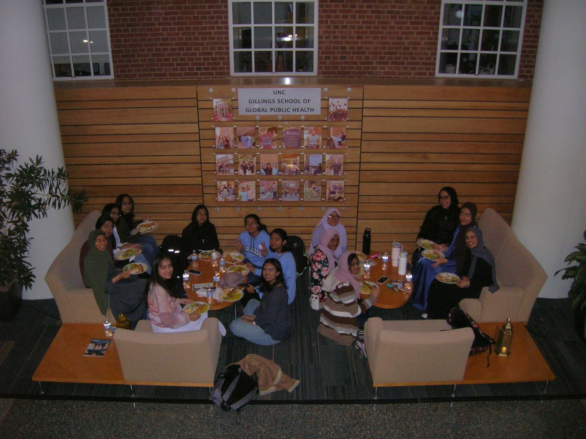 The Minority Student Caucus and the Gillings School hosted a Ramadan iftar dinner recently and served more than 230 students in Armfield Atrium! It was a great time to gather in community.