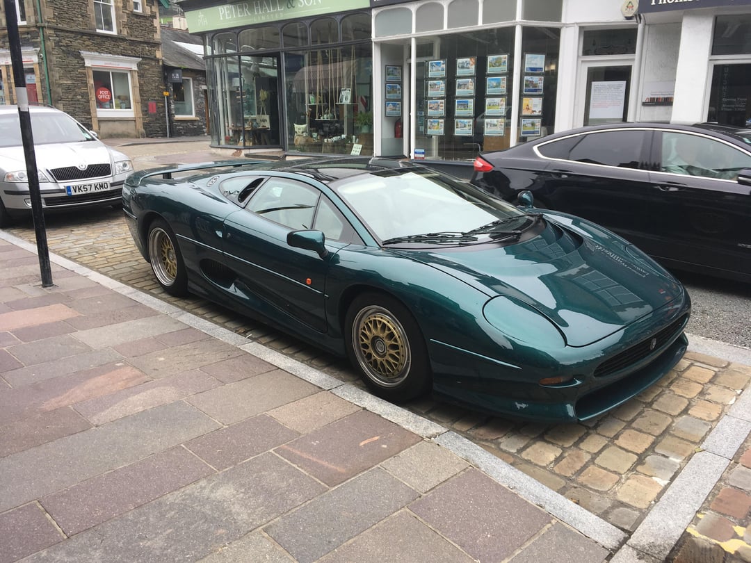 Still can't get over the fact someone once brought an XJ220 to Windermere (not my photo)
