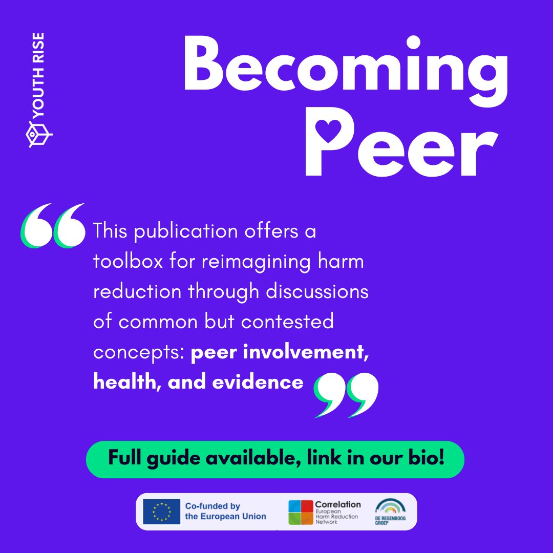 In commemoration of the World's Heath Day (April 9th), we would like to share with you this amazing resource: The Becoming Peer Toolbox. 🤓 Find the complete guide here👉🏾 youthrise.org/resources/beco…