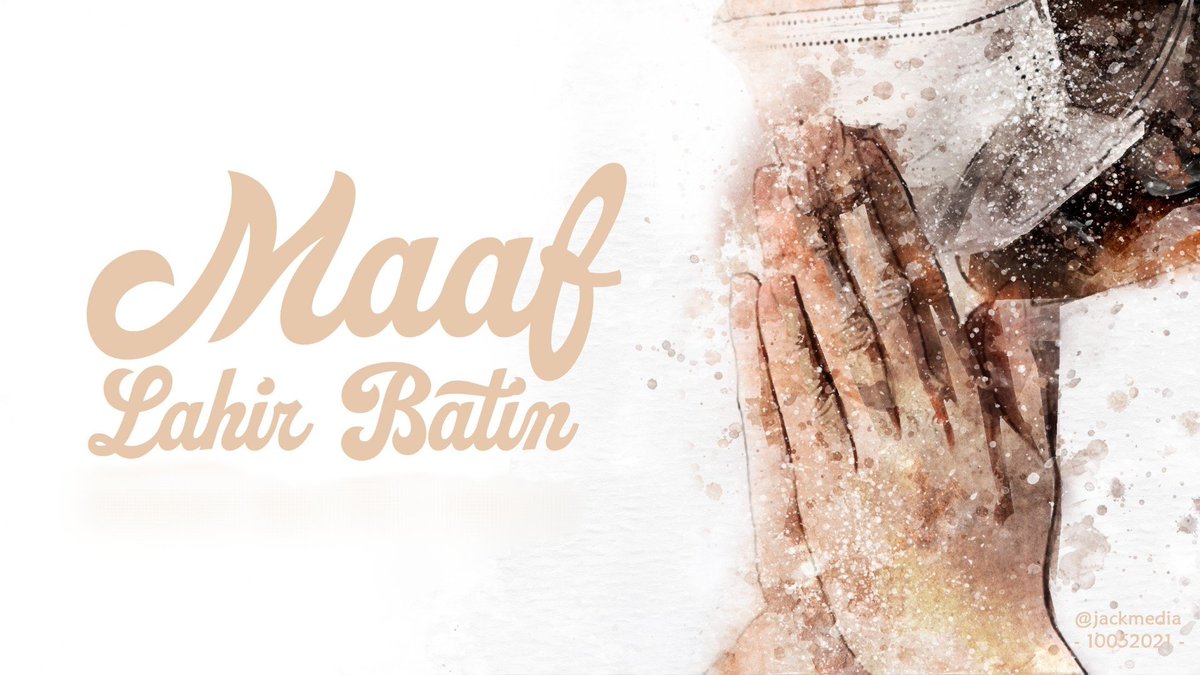 "Akan ada kebaikan setelah ada kata maaf, dan selalu ada kebahagiaan untuk sesuatu yang dimaafkan"
. 
Selamat Hari Raya Idul Fitri 1 Syawal 1445H, Mohon Maaf Lahir dan Batin 
#IdulFitri