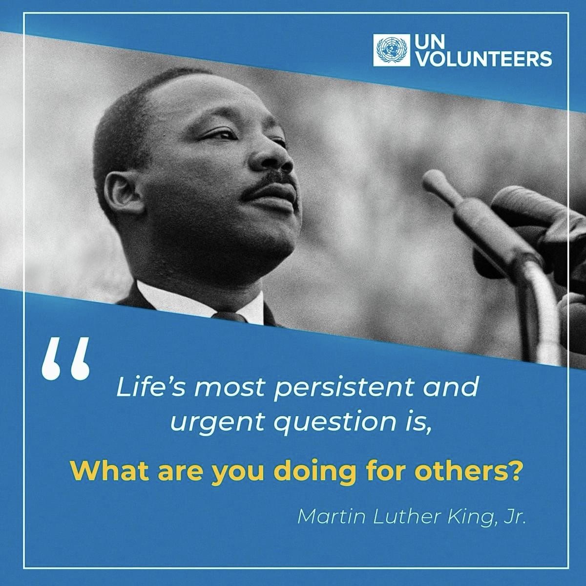 “Life’s most persistent and urgent question is 
What are you doing for others? “
Well, why not consider volunteering with Soroptimist  Bristol? 
We are women like you, working with other women to improve the lives of women & girls.
Join us. @SIGBI1 #SoroptimistBristol #Volunteer