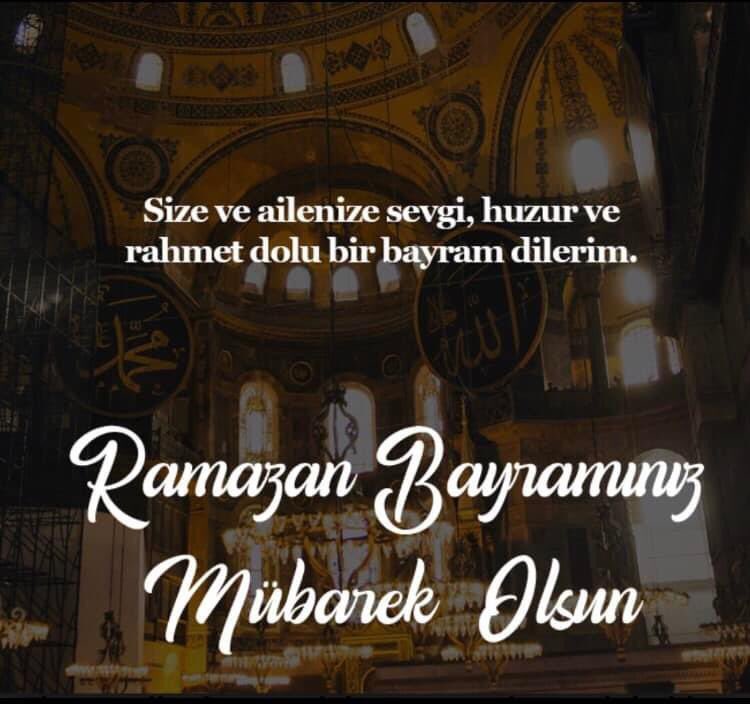 Mübarek Ramazan bayramının Sizlere,Ailenize ve bütün  Âlem-i İslama sağlık,huzur ve esenlik getirmesini Rabbimden niyaz ediyorum.Hayırlı Bayramlar…