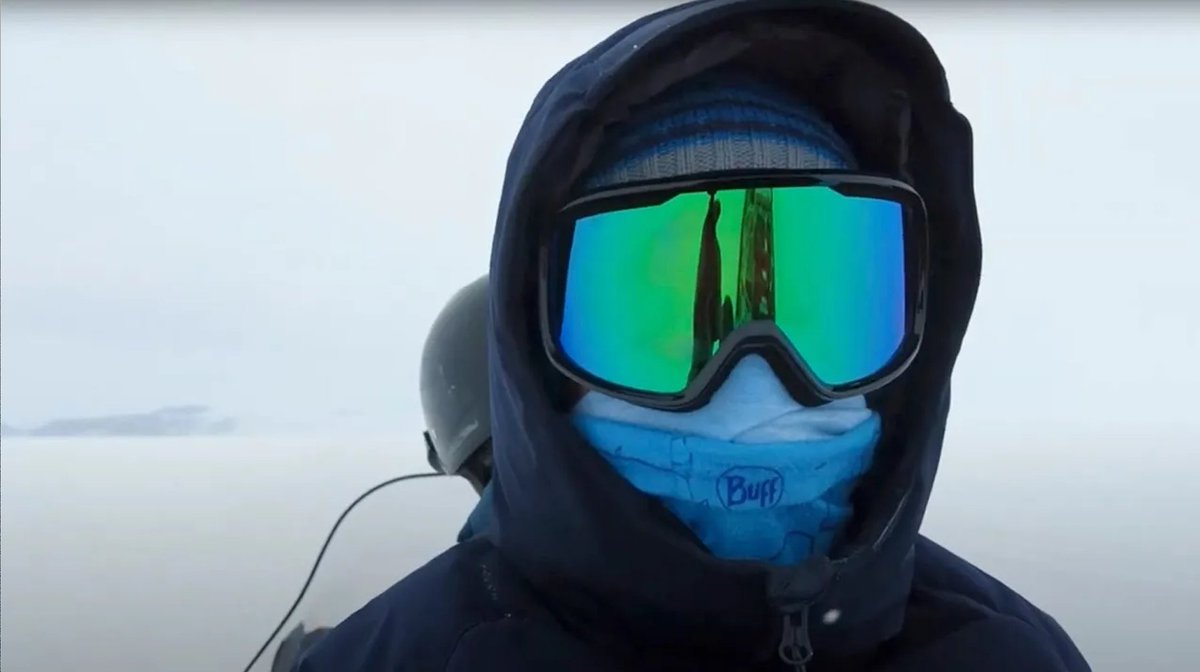 A Mammoth in Antarctica: Geology professor Nick Holschuh reports from the coldest continent where he conducted research with colleagues in @GlacierThwaites, a group of scientists studying the rapidly melting 74,000-square-mile region of ice. Watch: bit.ly/3vVKL42