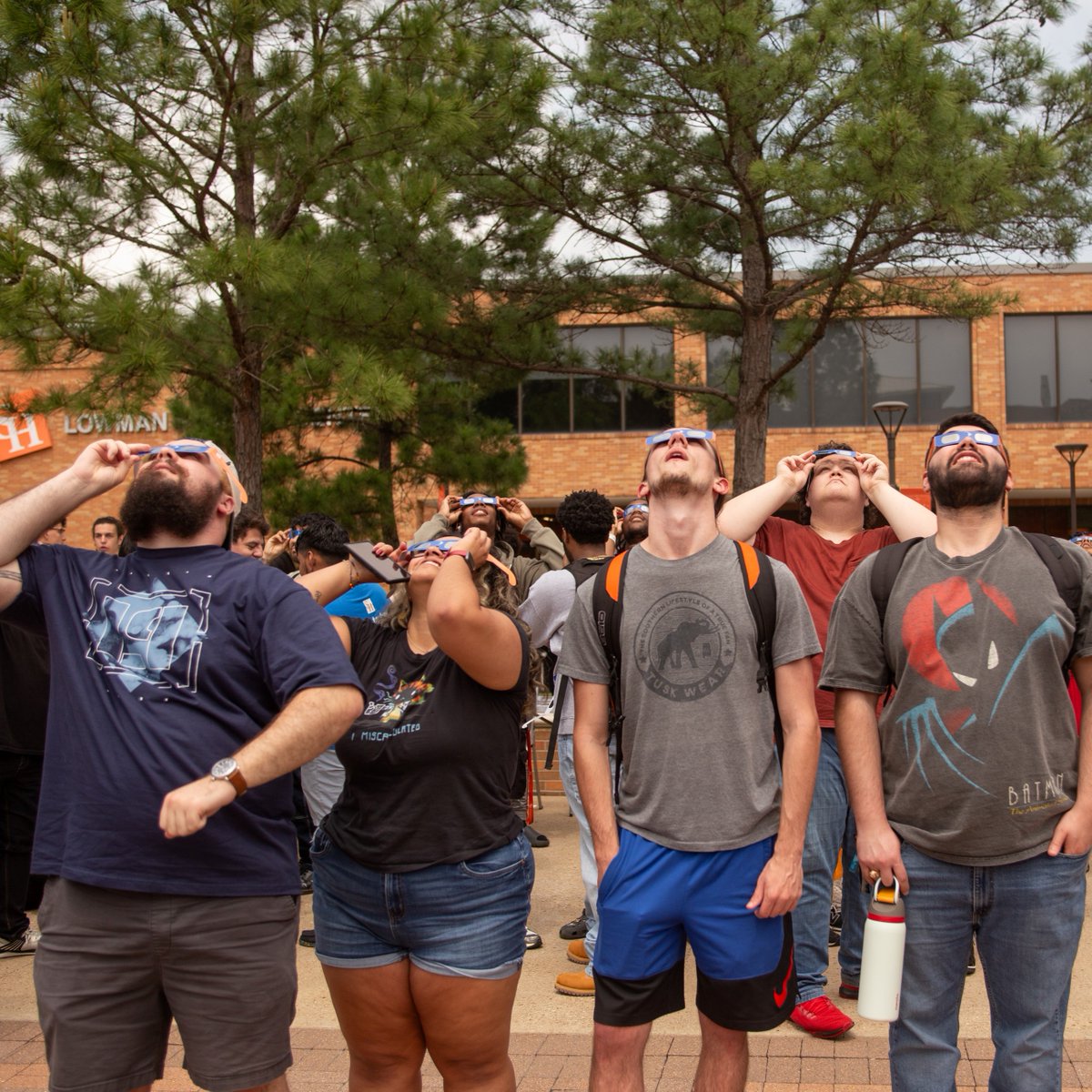 DON'T LOOK UP (without your sunnies) 🕶 #SolarEclipse2024 | #SamHoustonState